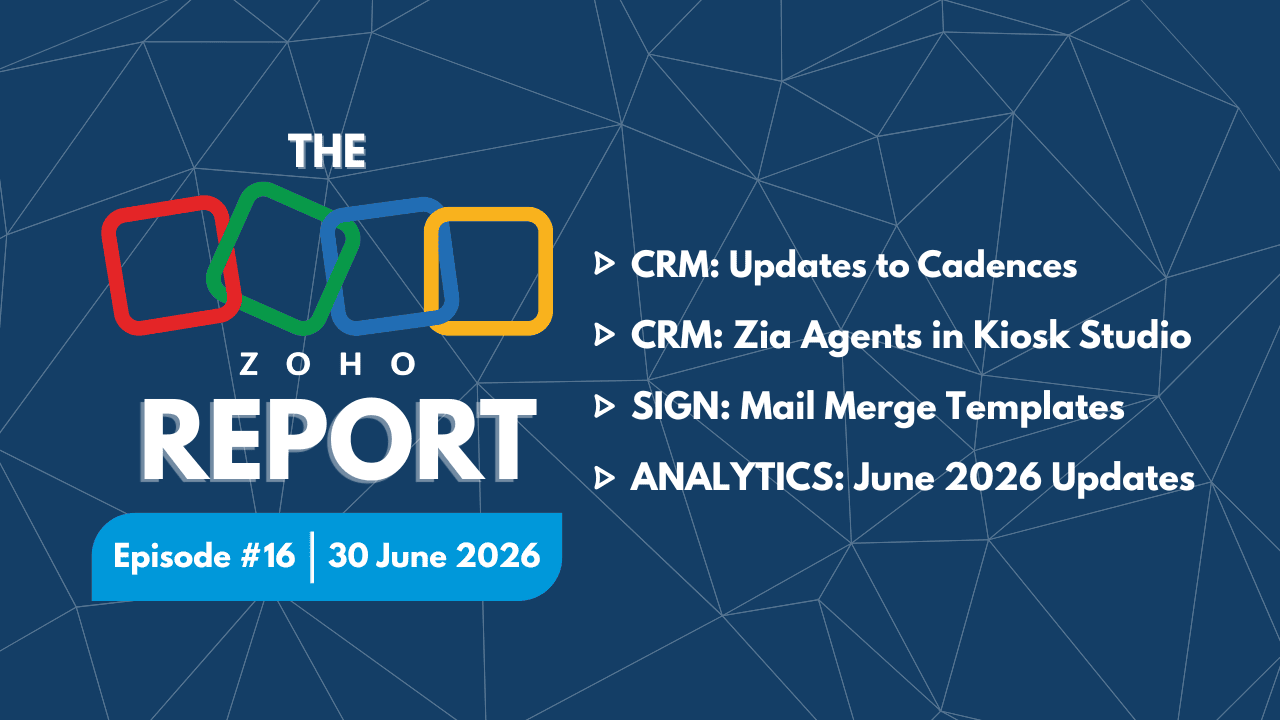 The Zoho Report - Episode 16