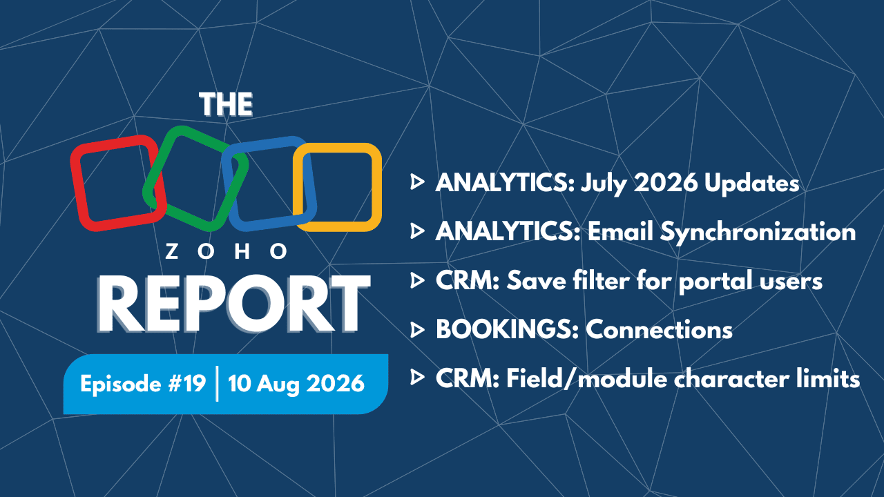 The Zoho Report - Episode 19