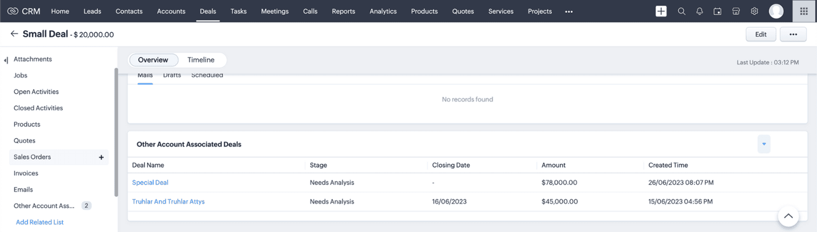 Screenshot of V3 Example Custom Related List
