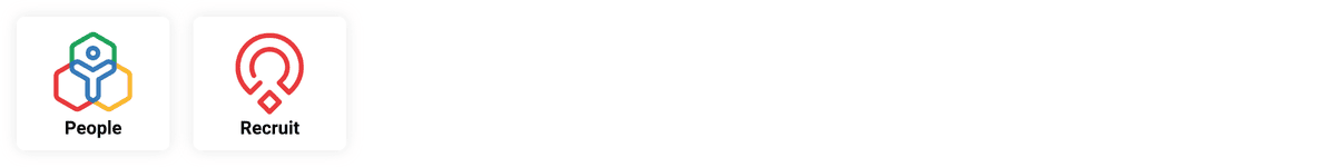 Zoho human resources application product icons