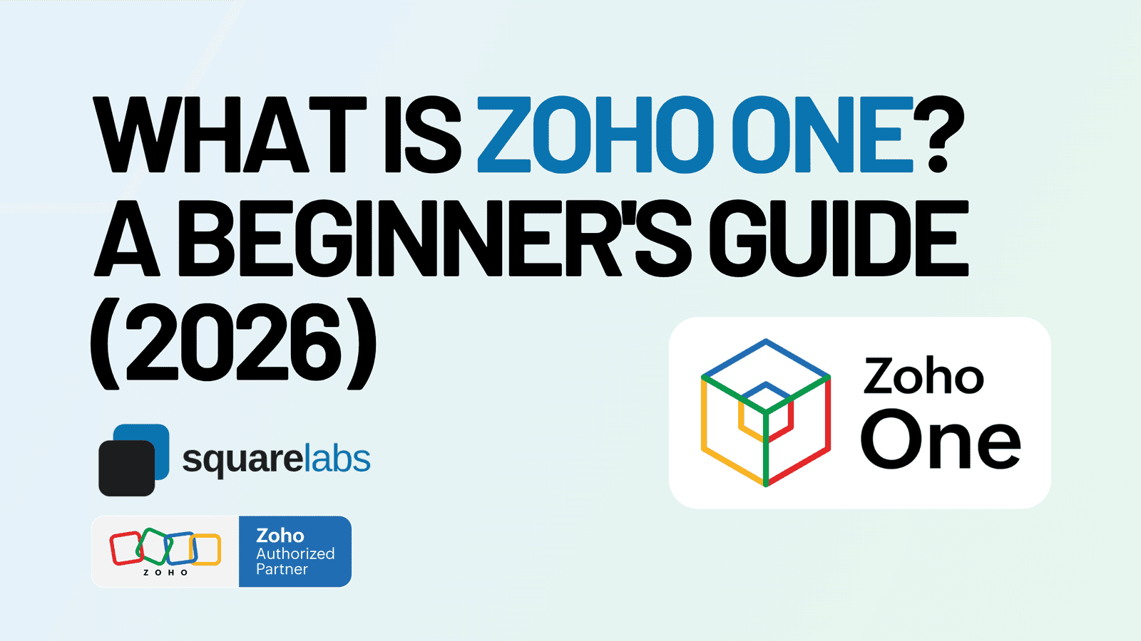 What is Zoho One? A Beginner's Guide (2026)