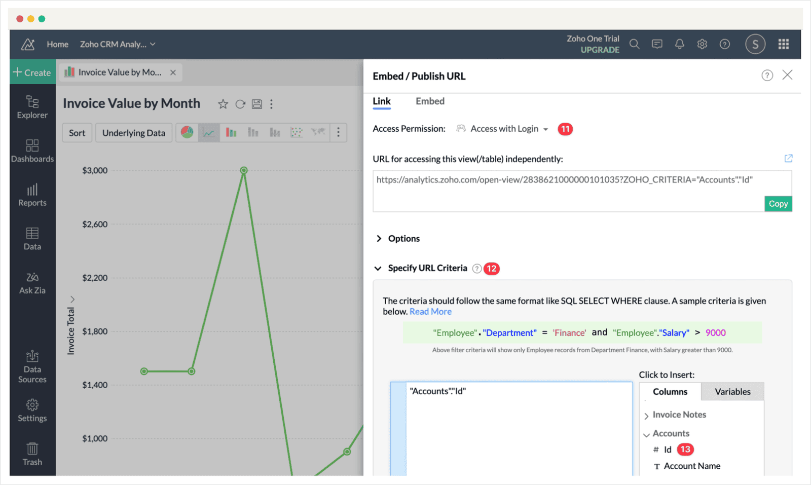 Screenshot of Zoho CRM Record Analytics Extension Installation Guide