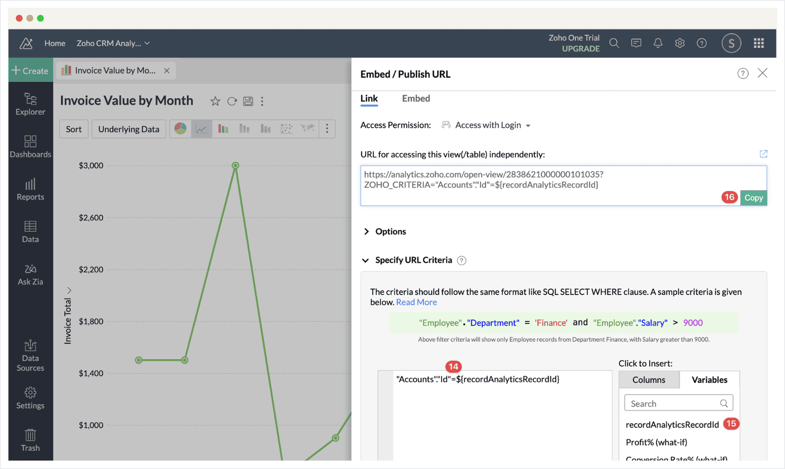 Screenshot of Zoho CRM Record Analytics Extension Installation Guide