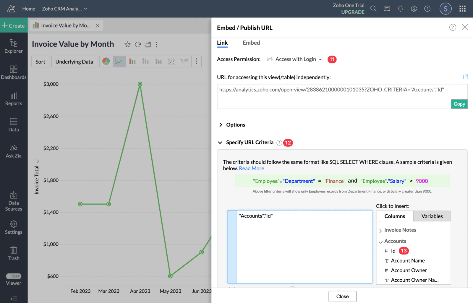 Screenshot of Zoho CRM Record Analytics Extension Installation Guide